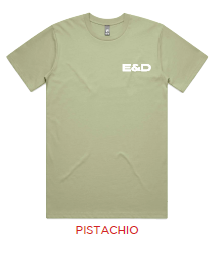 E&D Classic Tee — Pistachio Drift