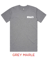 E&D Classic Tee — Grey Marle