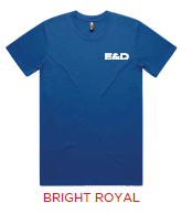 E&D Classic Tee — Royal Rush