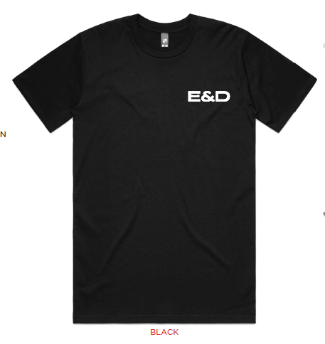 E&D Staple Tee — Midnight