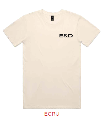 E&D Staple Tee — Sand Drift