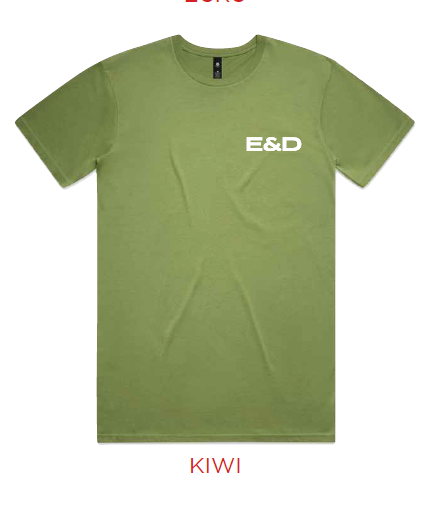 E&D Staple Tee — Kiwi
