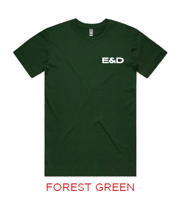 E&D Staple Tee — Deep Forest