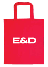 E&D Everyday Tote — Red