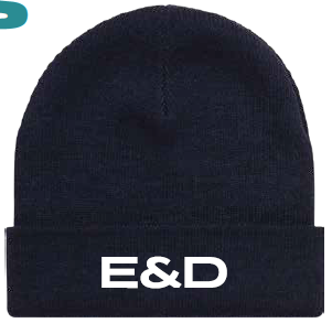 E&D Cuff Beanie — Midnight