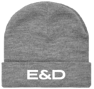 E&D Cuff Beanie — Grey Marle