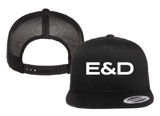 E&D Trucker Cap — Black Core